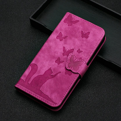 i Phone 17 Flip Case for Coque iPhone 15 16 14 13 12 11 Pro Max iPhon 15 Plus Cases Cute Cat Butterfly Leather Wallet Back Cover