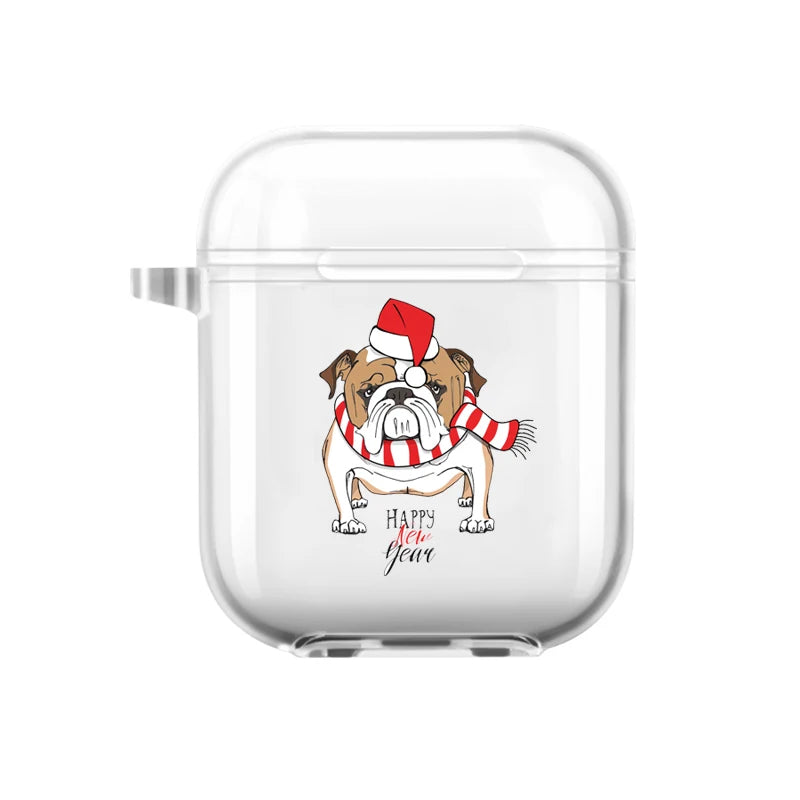 Christmas Santa Elk Earphone Case for Airpods 4th 3rd 2 Pro Shockproof Cover for Airpod 2 3 1 Protective Accessorie Shell Fundas