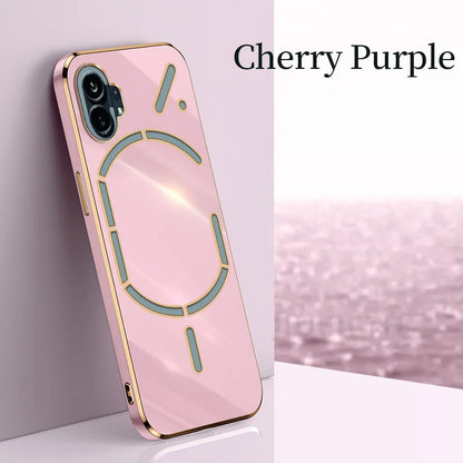 For Nothing Phone 1 Case For NothingPhone1 Phone1 Silicone Shockproof Back Cover Coque Carcase 6D Plaiting Soft TPU Phone Cases