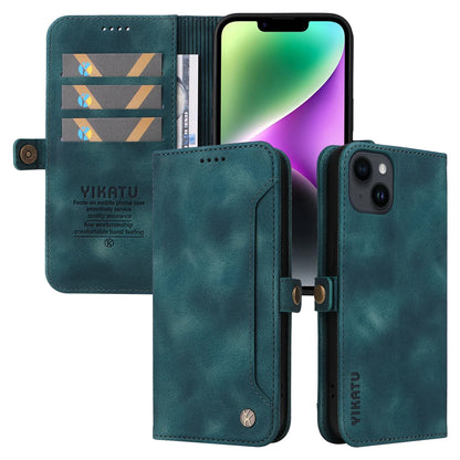 Business Leather Cases for iPhone 16 15 14 13 12 11 Pro Max Plus mini XS XR SE 2020 2022 16e Case Cover coque Flip Wallet Phone