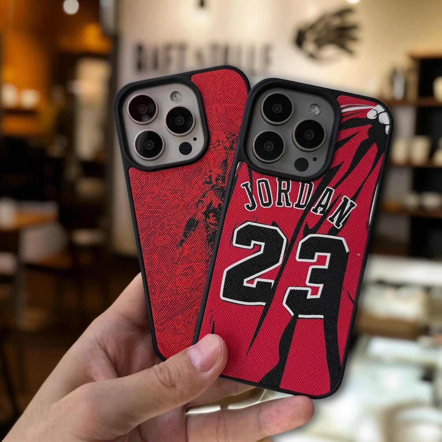 Sports basketball phone case for iphone 17 16 15 14 plus 13 12 11 pro max cover Luxury leather jersey funda cases carcasa