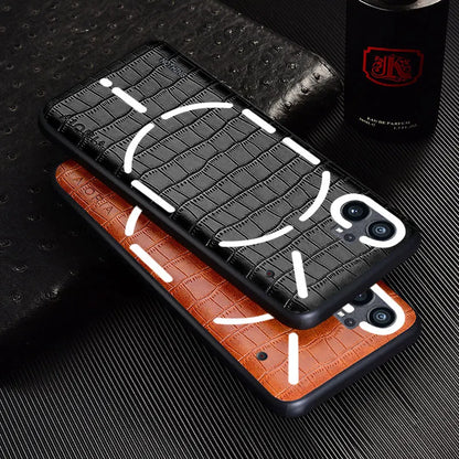 Leather Case For Nothing Phone 3 2 1 Premium PU Slim Fit Design Unti-Scratch Protective Back Cover for Nothing Phone 3 case