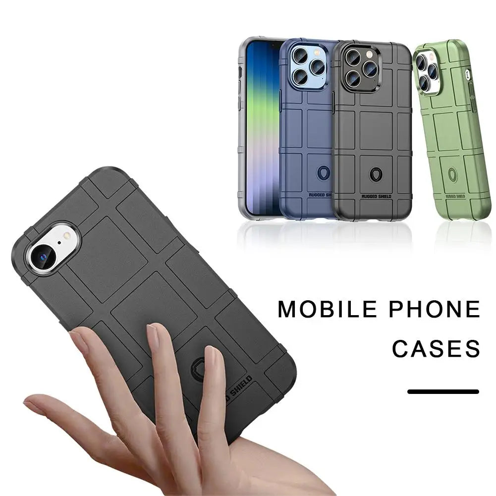 Phone Case For iPhone 16e Rugged Armor Shockproof Phone Case Soft TPU Slim Full Back Case For iPhone 16e 6.1 inch