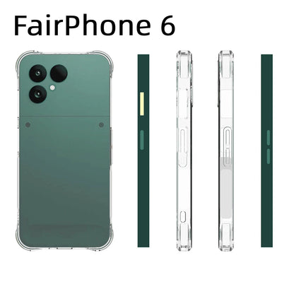 Fair phone 6 Fairphone6 Case Case Air Cushion Shockproof Airbag Silicon TPU Cover Soft Matte Phone Case for Fairphone 6 5G 2025