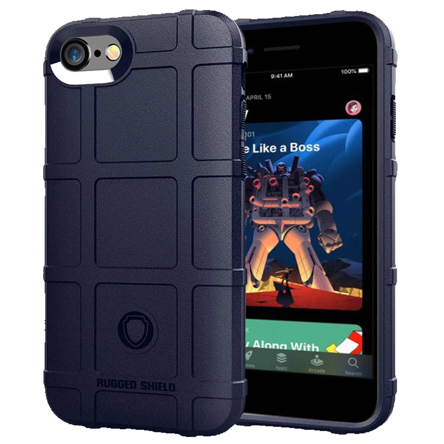 Military Armor Case For IPhone SE 2020 Se2 Soft Silicone Phone Cover For Iphone Se 2022 Se3 Shockproof Shield Cases