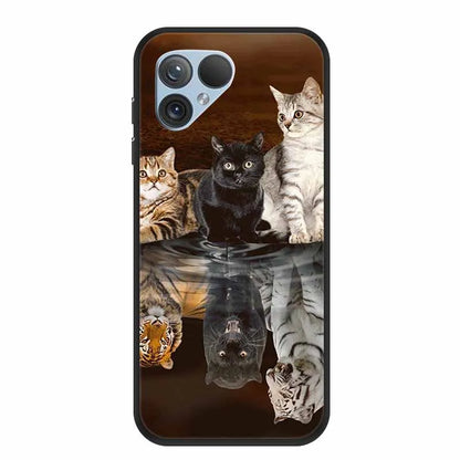 For Fairphone 5 Case 6.46" TPU Soft Silicone Bumper Luxury Back Cover Phone Cases for Fairphone5 5G Flower Cute Shockproof Coque