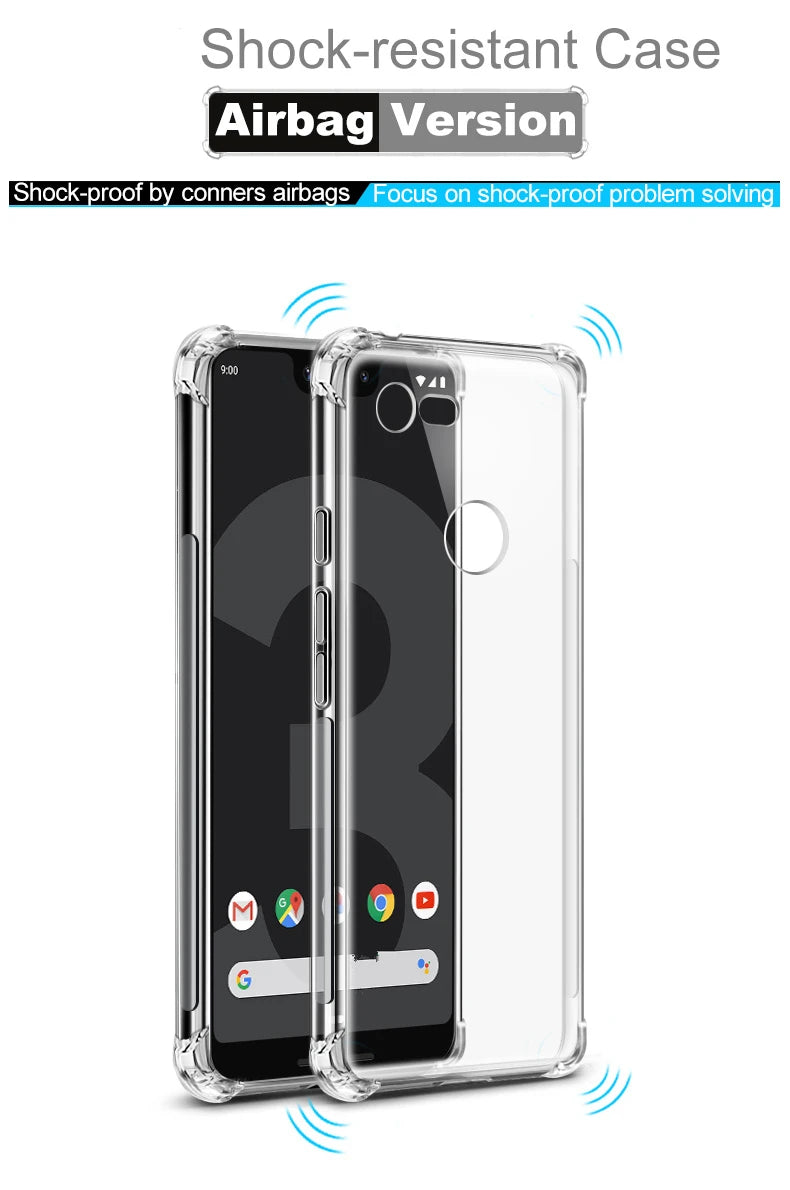 Nothing Phone 3 A024 Case Air Cushion Shockproof Airbag Silicone TPU Soft Back Cover Phone Case for Nothing Phone 3 Phone3 2025