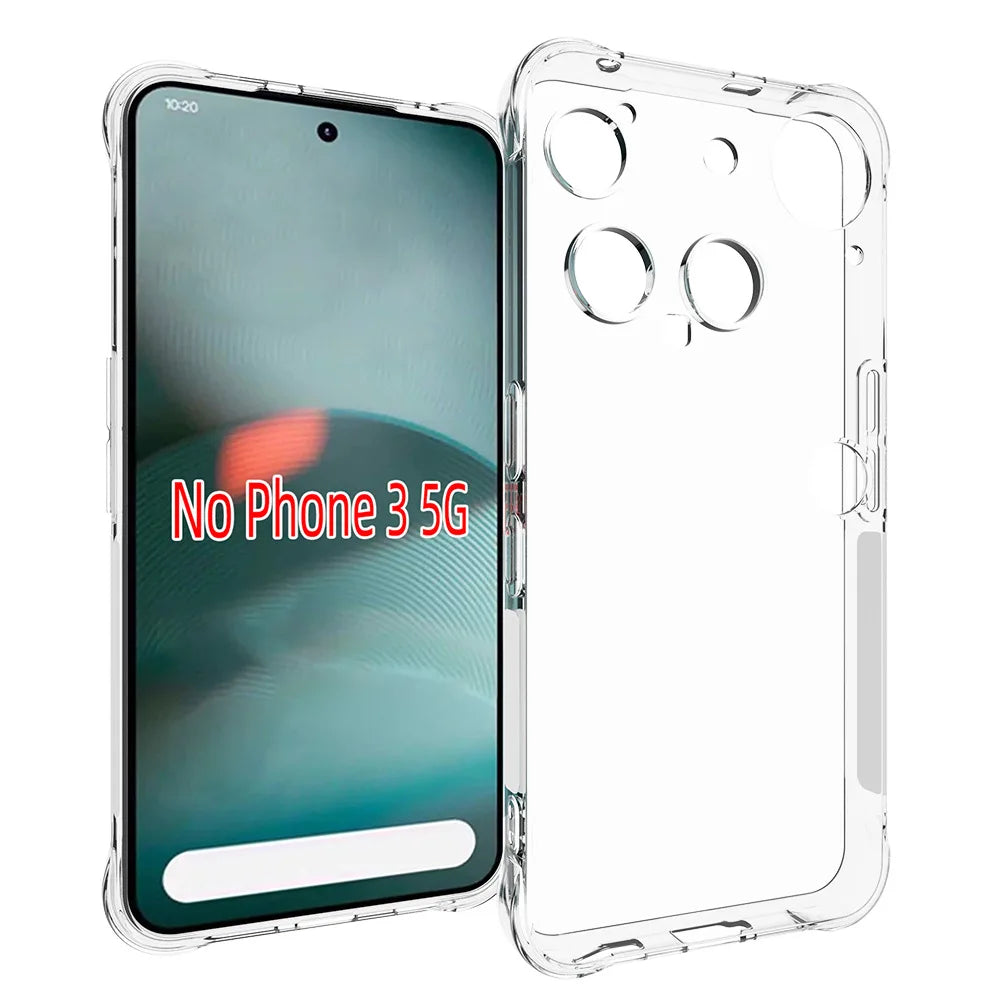 Nothing Phone 3 A024 Case Air Cushion Shockproof Airbag Silicone TPU Soft Back Cover Phone Case for Nothing Phone 3 Phone3 2025