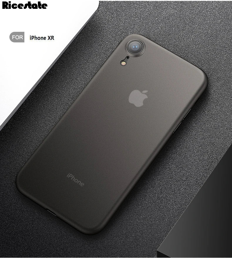 Ultra thin Fundas Phone case For iphone iphone XR X R Rubber back cover For iphone X XR XS Max PP Hard Cases