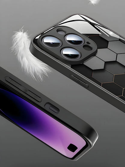 Christmas Phone Case Tempered Glass For iPhone 16 15 13 14 12 11 Pro XS Max Plus Mini SE2020 Coque