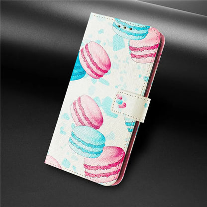 13 Leather Phone Case For iPhone 13 12 Mini 11 Pro 13Pro 12Pro Max 11Pro Coque Flip Cover Wallet Magnetic Painted Cases Cat Bear