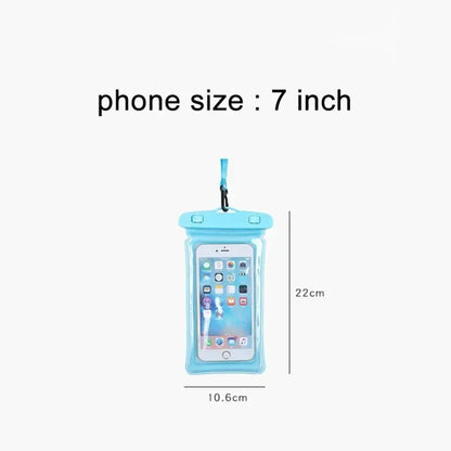 Waterproof Swimming Mobile Phone Cases Macron AirBag Hanging Neck Cases Diving Skiing Universal Phone Bag for All Phones 7 Inch