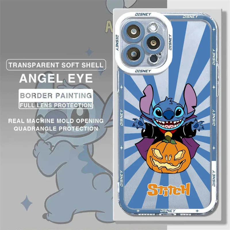 Christmas Stitch Cute Phone Case For IPhone 17 Air 16 14 12 11 Pro Max 15 Plus 13 Mini 16E Cool Simple Full Protection Cover