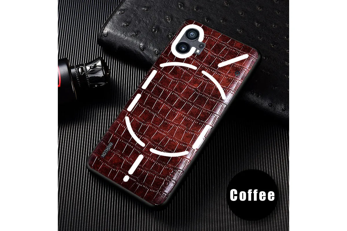 Leather Case For Nothing Phone 3 2 1 Premium PU Slim Fit Design Unti-Scratch Protective Back Cover for Nothing Phone 3 case