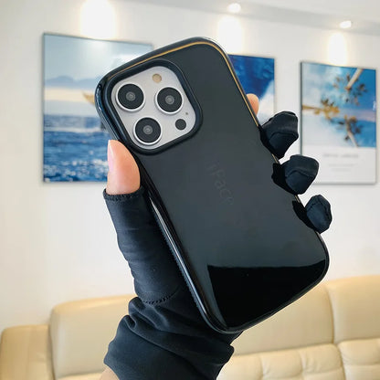 Shockproof Phone Case For iPhone 15 Pro Max 14 PLUS 12 11 13 Mini Iface Mall Curve Plastic Armor Anti-Skid Smooth Back Cover