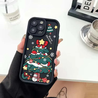 Christmas Elk Silicone Phone Cases For Motorola Moto G30 G05 G34 G04 G24 G14 G15 G22 G04S E32 E13 E40 E14 E22 G9 G Play 2025