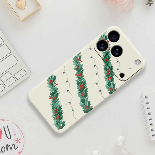 Christmas-themed Phone Protective Case For iPhone 17 Pro Max 17 Air 16 15 14 Plus 13 12 Pro Max XS Max 16E Silicone Soft Cover