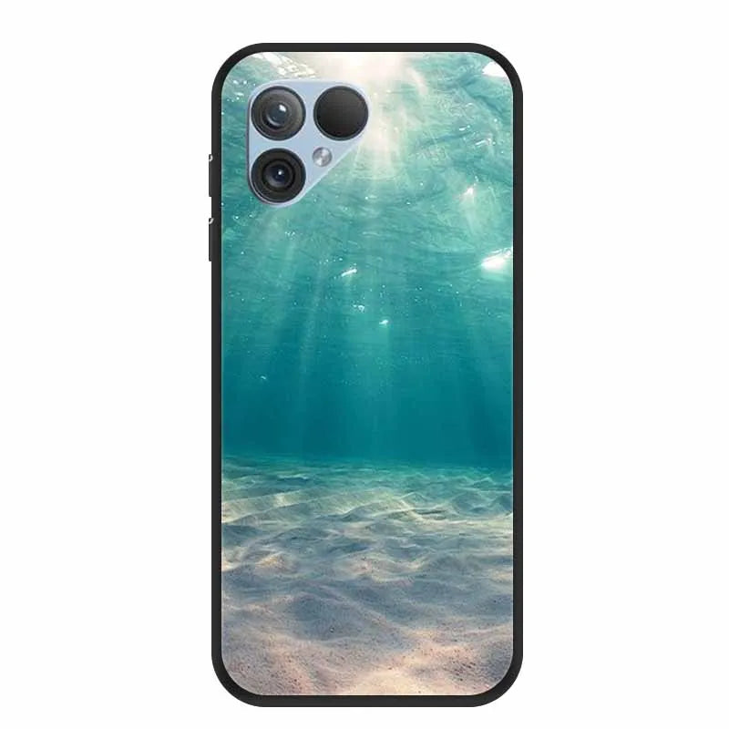 For Fairphone 5 Case 6.46" TPU Soft Silicone Bumper Luxury Back Cover Phone Cases for Fairphone5 5G Flower Cute Shockproof Coque