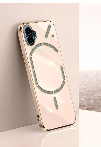 For Nothing Phone 1 Case For NothingPhone1 Phone1 Silicone Shockproof Back Cover Coque Carcase 6D Plaiting Soft TPU Phone Cases