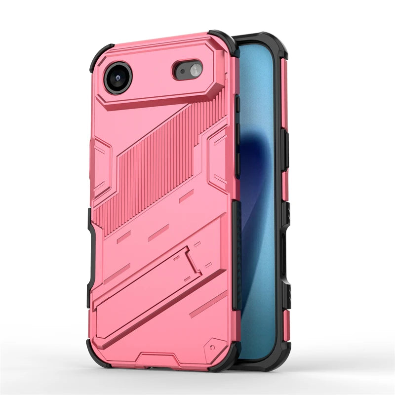 Shockproof Phone Case For iPhone 17 Air Phone Holder Armor PC Full Cover Back Case iPhone17 Pro Max Cover For iPhone 17 Air Case