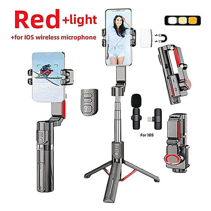 FANGTUOSI AI face tracking Tripod for Smartphone Stabilizer 360 Auto Rotation