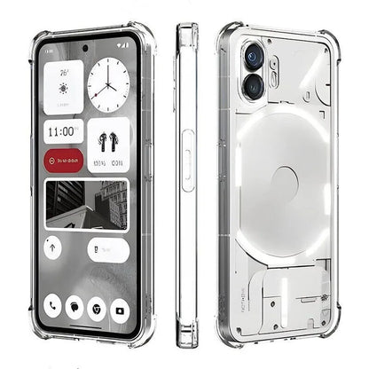 Soft TPU Transparent Phone Case for Nothing Phone 2 1 5G Shockproof Airbag Protective Clear Cover Shell Capa Fundas