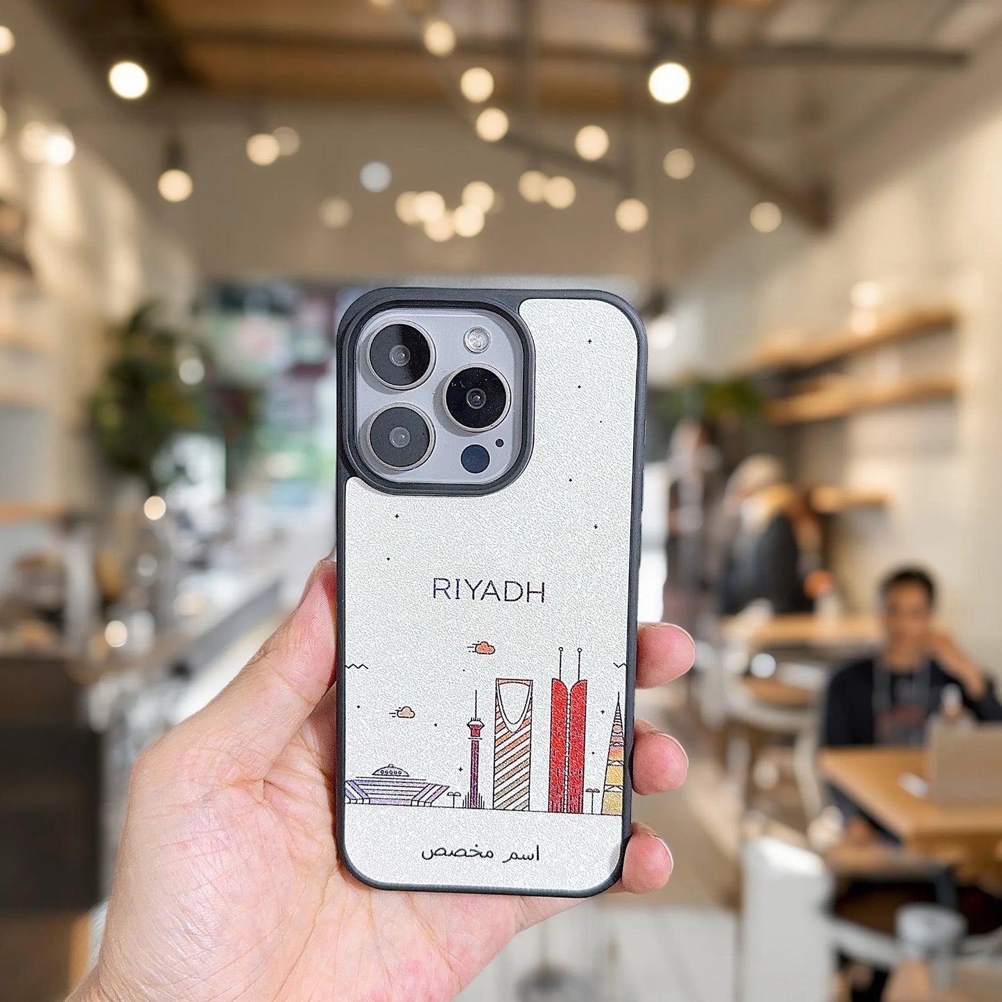 Personalized customized name phone case for iphone 17 16 15 14 plus 13 12 11 pro max cover Luxury Saudi Arabia funda city cases