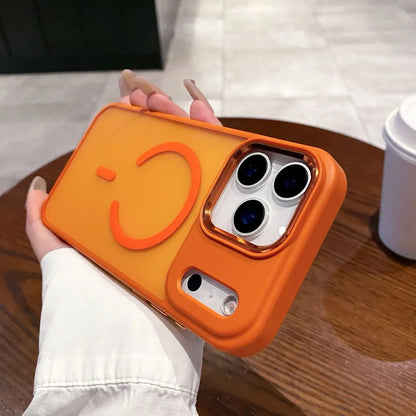 High Quality Magnetic Multicolored Style Phone Case For iPhone 17 16 15 14 13 Pro Max Plus Anti-drop Anti-slip Protective Case