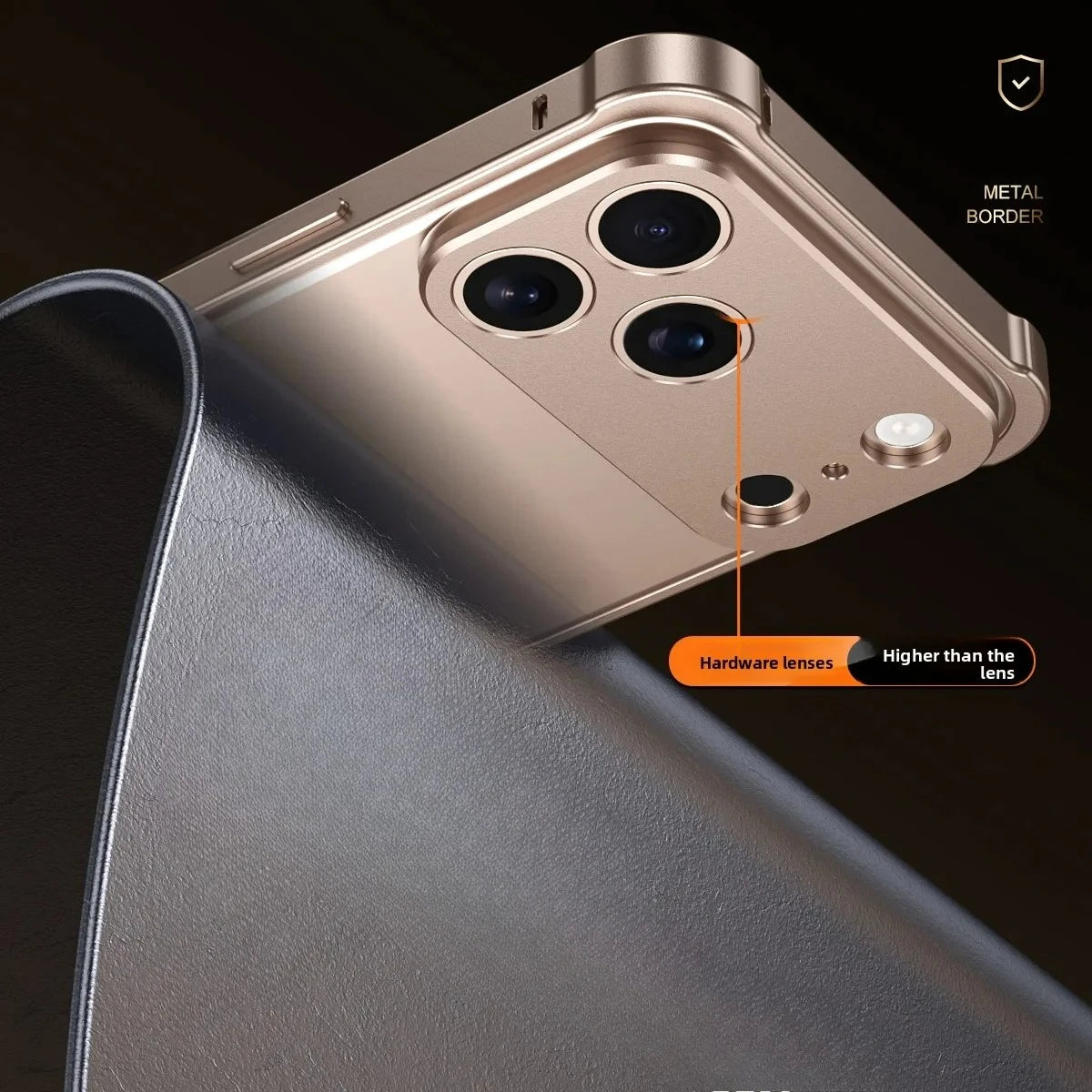 Luxury High-end Official Colour Alloy Aluminium Frame Phone Cases For IPhone 17 Air 17 Pro Max Anti-Shock Lens Rugged Back Cover