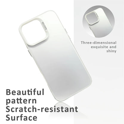 Christmas Lights Phone Case For iPhone 16 15 14 13 12 17 Pro Max Independent Metal Button Electroplating Mobile