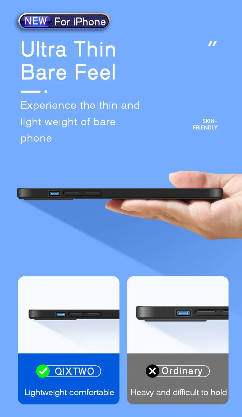 Luxury Silicone Antiskid Phone Case For iPhone 17 Air 16 15 14 13 11 12 Pro Max 16 Plus Shockproof Full Lens Protection Cover