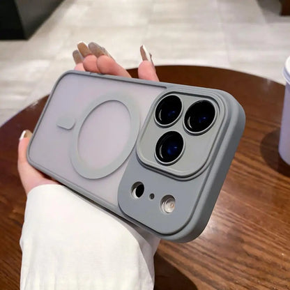 Phone Case for iPhone17 ProMax 17PRO 17Air Luxury Matte Protective Cover For iphone 17 Magsafe Magnetic Wireless Charging Shell