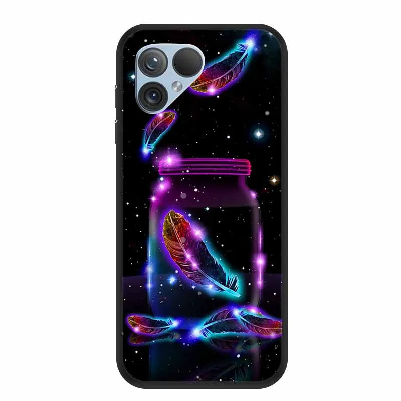 For Fairphone 5 Case 6.46" TPU Soft Silicone Bumper Luxury Back Cover Phone Cases for Fairphone5 5G Flower Cute Shockproof Coque