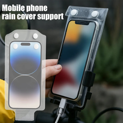 1-10PCS Waterproof Transparent Mobile Phone Cases Portable Mobile Phone Protector Pouch Bag for Cycling Bikinig Motorcycle