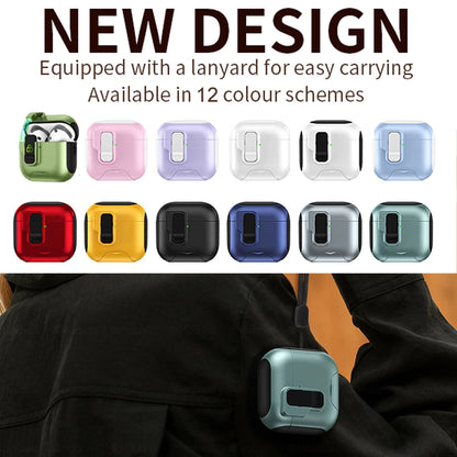 Case for IPhone 4 Cover Magnetic Latch Cap Phone Holder Cases Wireless Headphone for IPhone 3 Pro 2 1 Pro2 Covers with Lanyard