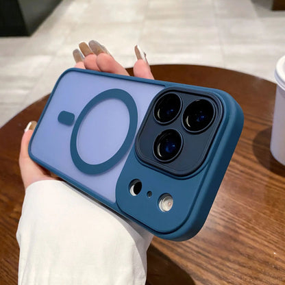 Phone Case for iPhone17 ProMax 17PRO 17Air Luxury Matte Protective Cover For iphone 17 Magsafe Magnetic Wireless Charging Shell