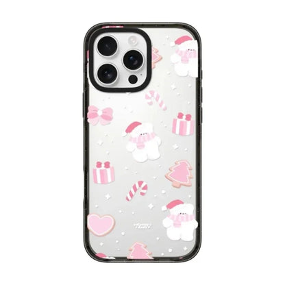 Christmas Tree Cat 2.0 Acrylic Black Border Magnetic Phone Case Cover for IPhone 12 13 14 15 16 17 Pro Max Case