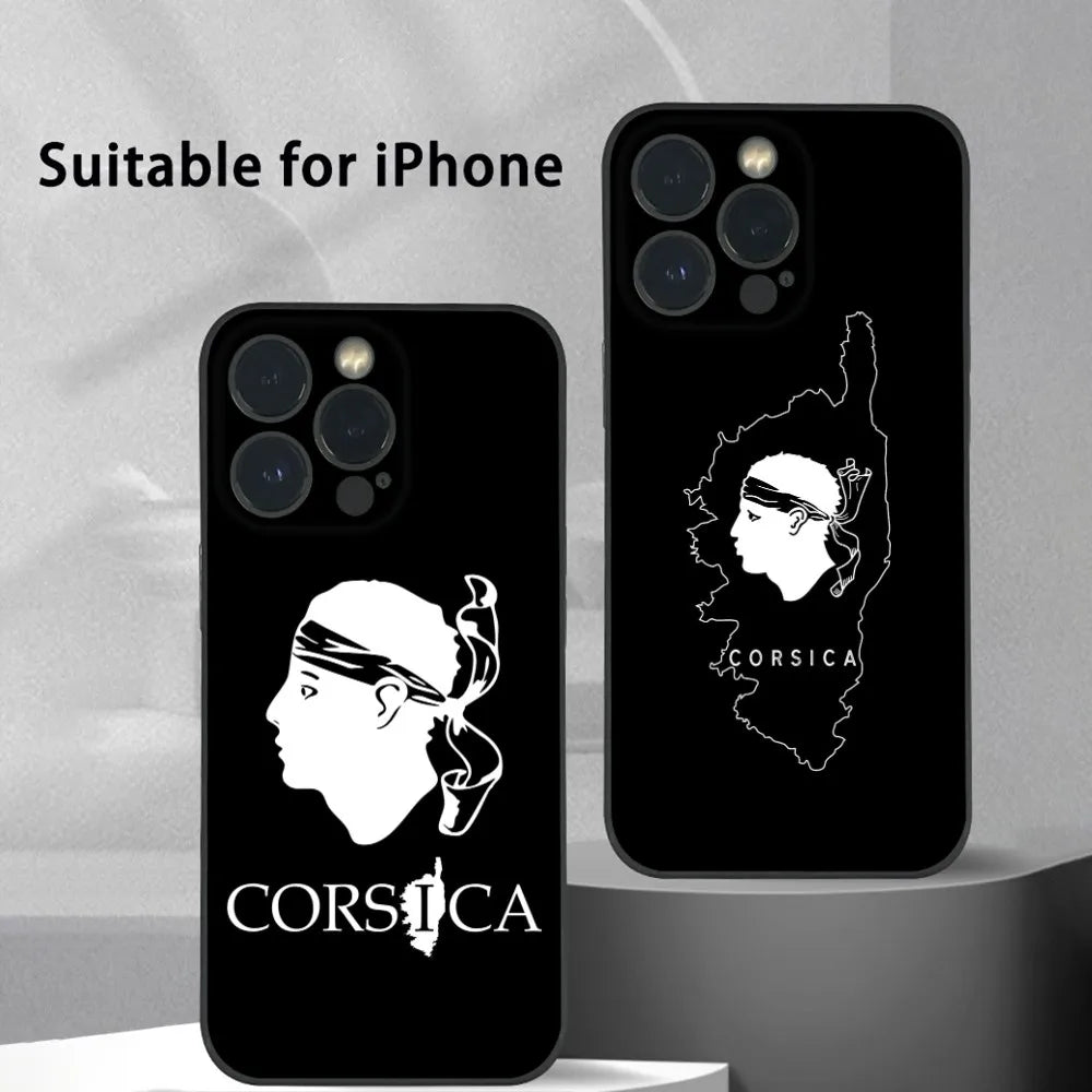Corse Corsica Phone Case For iPhone 13 14 15 16 Pro Max Mini by Quickfindgoods. Store