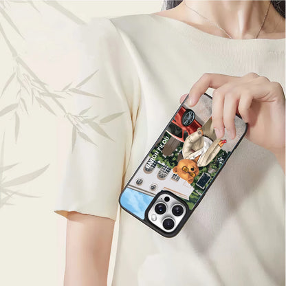 BARON FILOU bear phone case for iphone 16 15 14 13 12 11 pro max plus cover Luxury car fashion  funda sport Skiing cases carcasa