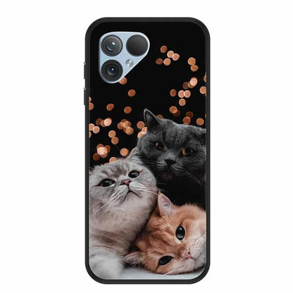 For Fairphone 5 Case 6.46" TPU Soft Silicone Bumper Luxury Back Cover Phone Cases for Fairphone5 5G Flower Cute Shockproof Coque