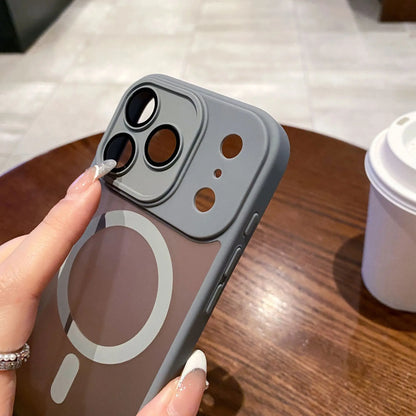 Phone Case for iPhone17 ProMax 17PRO 17Air Luxury Matte Protective Cover For iphone 17 Magsafe Magnetic Wireless Charging Shell