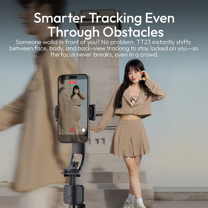 Ulanzi TT23 Auto-Tracking Selfie Stick Tripod for Travel Vlog Livestreaming