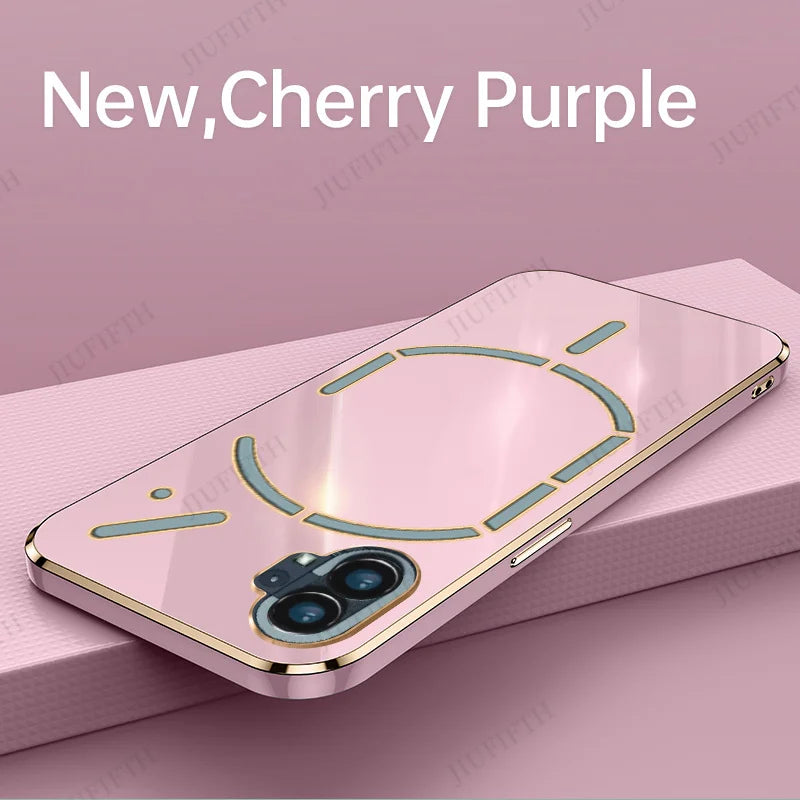 For Nothing Phone 1 Case For NothingPhone1 Phone1 Silicone Shockproof Back Cover Coque Carcase 6D Plaiting Soft TPU Phone Cases