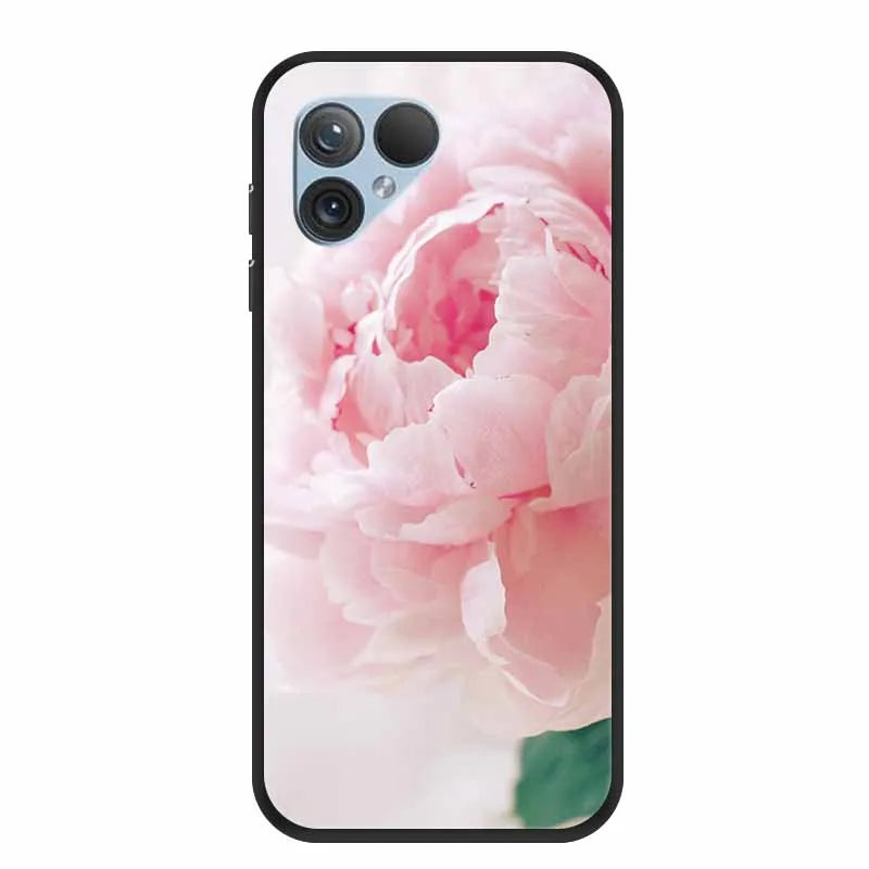 For Fairphone 5 Case 6.46" TPU Soft Silicone Bumper Luxury Back Cover Phone Cases for Fairphone5 5G Flower Cute Shockproof Coque