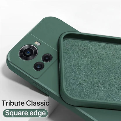 Original Liquid Phone Cases for Oneplus 10R 10 R 5G Soft Silicone Fundas One Plus 10R OnePlus10 R Shockproof Fashion Back Cover