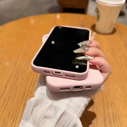 Fashion Liquid Silicone Leather Soft Phone Cases For iPhone 16 15 14 13 12 11 Pro Max 14 Plus Soft Shockproof Bumper Back Cover