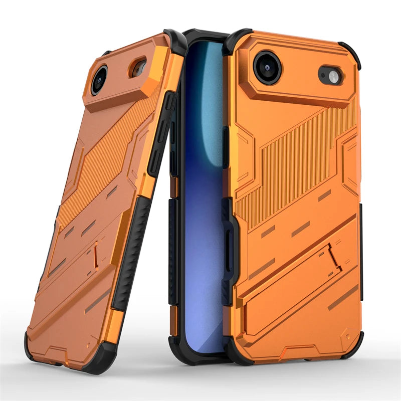 Shockproof Phone Case For iPhone 17 Air Phone Holder Armor PC Full Cover Back Case iPhone17 Pro Max Cover For iPhone 17 Air Case