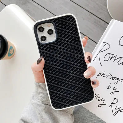 Waffle Shoe Sole Phone Case For iPhone 17 16 15 14 13 12 11 Pro Max Plus Mini X XR XS 6 7 8 Cases Silicone Back-Van-case Cover