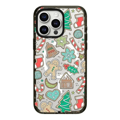 Christmas Tree Cat 2.0 Acrylic Black Border Magnetic Phone Case Cover for IPhone 12 13 14 15 16 17 Pro Max Case