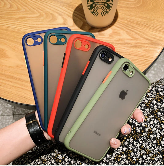 The New Anti-drop 2 in 1 Case For iphone SE 2020 Phone Case for iphone 7 8 SE2 2020 2022 Frosted Fine Pore Skin Protection Cases by Quickfindgoods. Store